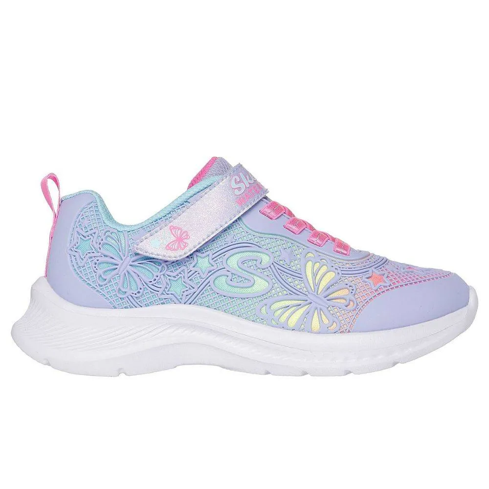SKECHERS JUMPSTERS 2.0 - BUTTERFLY FLUSH GIRLS SHOES (303380L-LVMT)