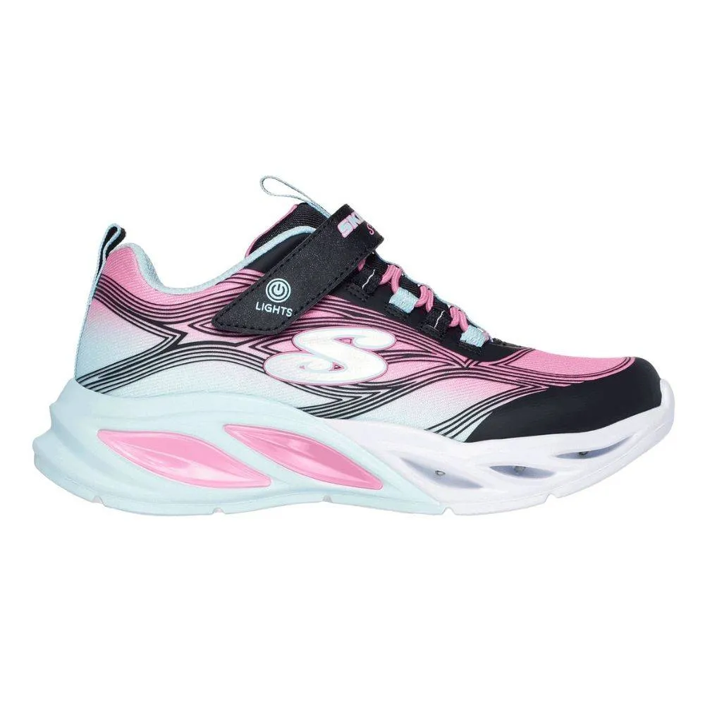 SKECHERS S-LIGHTS: COSMIC GLOW GIRLS (303712L-BKMT)