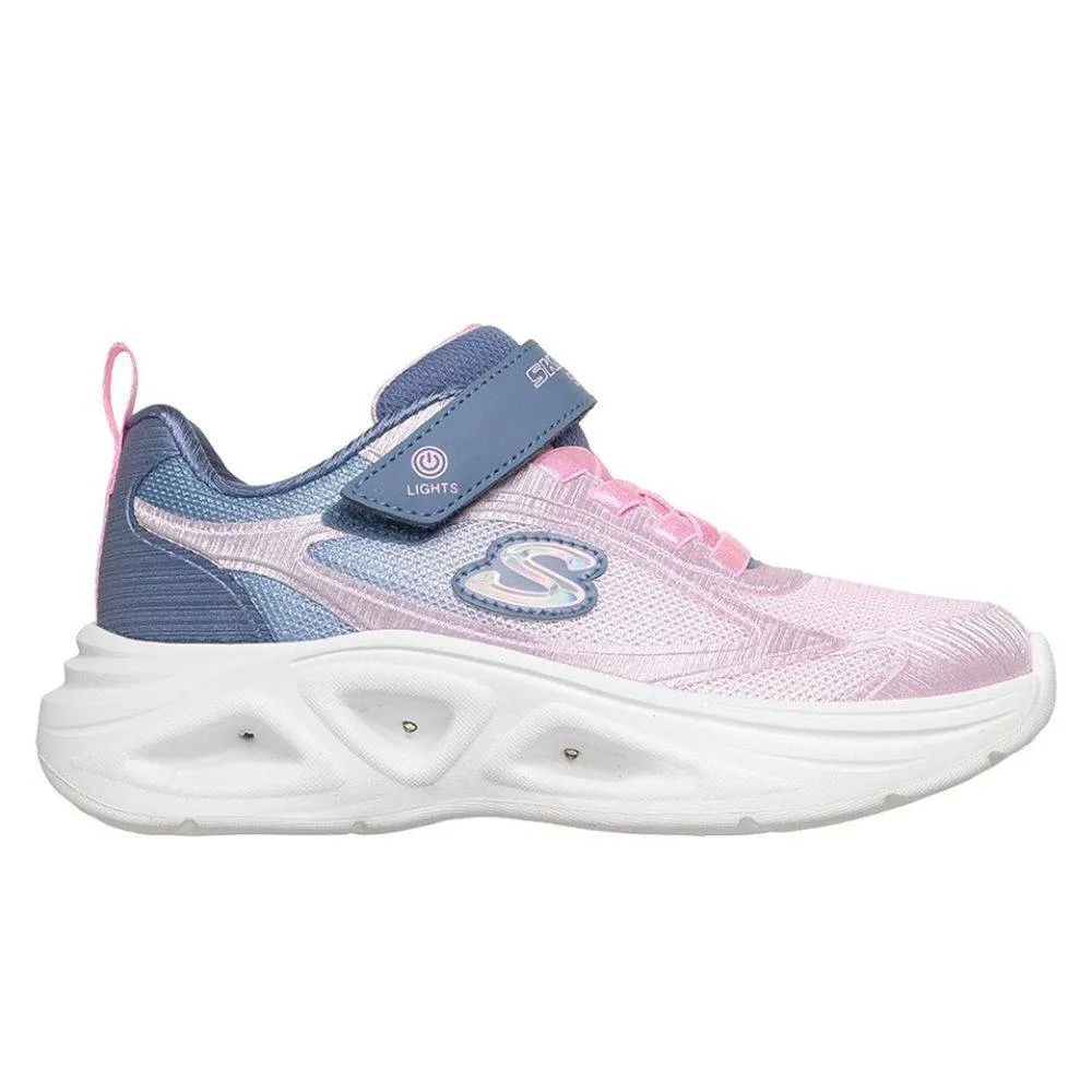 SKECHERS SOLA GLOW 2.0 GIRLS SHOES (303729L-GYPK)