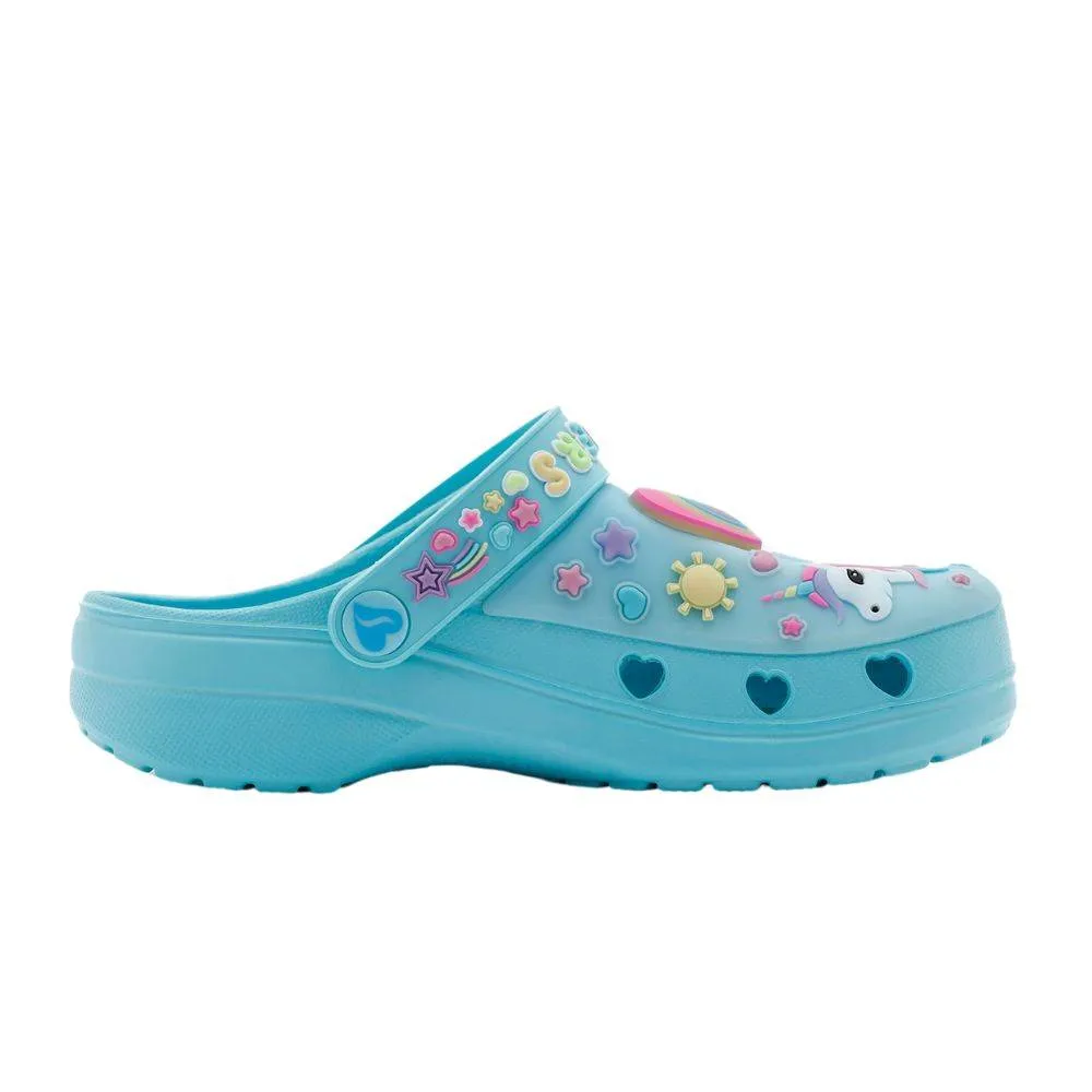 SKECHERS HEART CHARMER - UNICORN CLOG (308406L-TQMT)