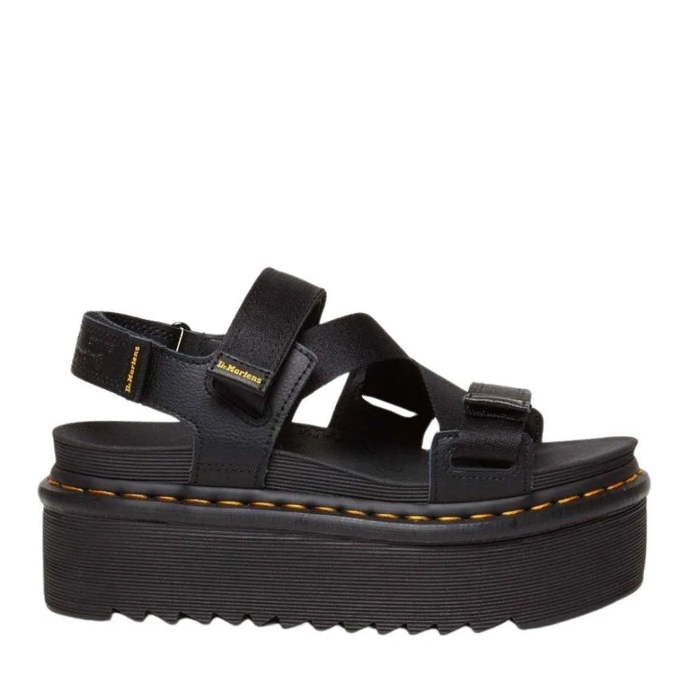 DR. MARTENS KIMBER II WOMENS SANDALS (31805001-BLACK)