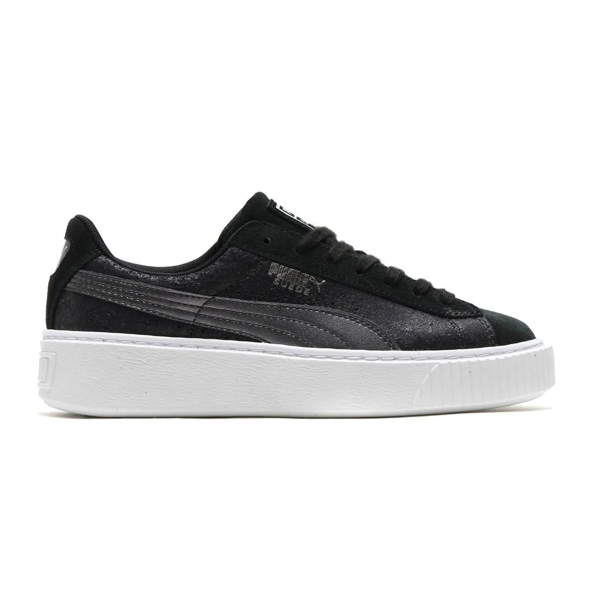 PUMA SUEDE PLATFORM METALLIC SAFARI WOM (364594-03)