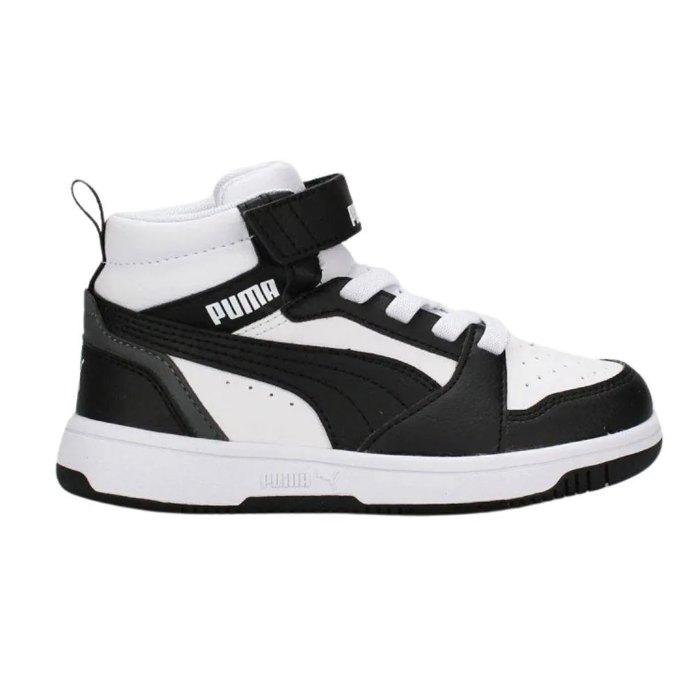 PUMA REBOUND V6 MID KIDS SNEAKER (393832-01)