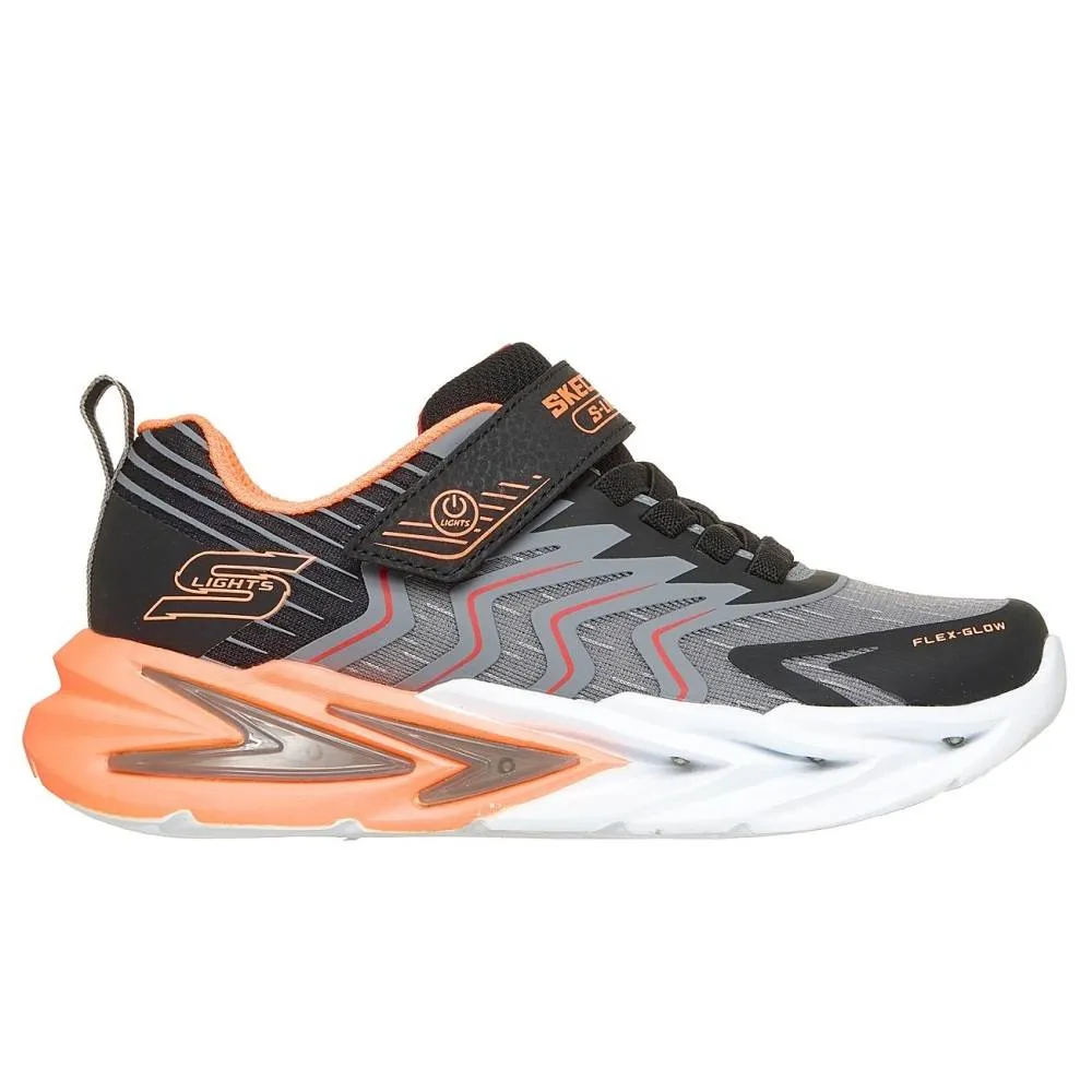 SKECHERS BOYS FLEX-GLOW ULTRA (400141LC-BKCC)
