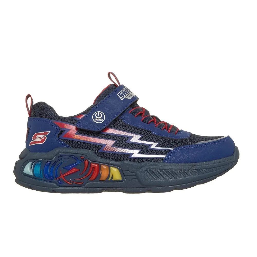 SKECHERS BOYS LIGHT STORM 3 (400152LC-NVRD)