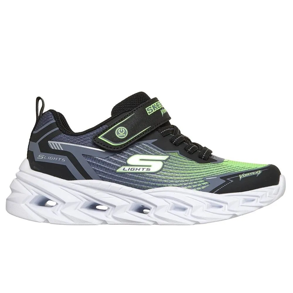 SKECHERS BOYS S-LIGHTS: VORTEX 3.0 (400590LC-BKLM)