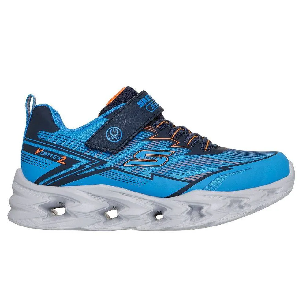 SKECHERS S-LIGHTS: VORTEX 2.0 - VELTROX BOYS SHOES (400605L-BLNV)