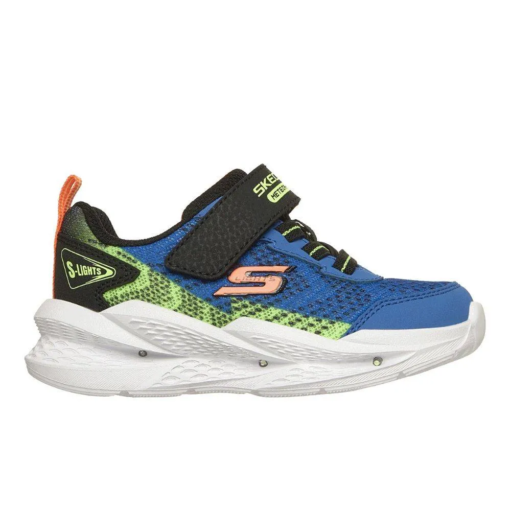 SKECHERS S-LIGHTS: METEOR-LIGHTS 2.0 INFANT BOYS SHOES (401490N-BLBK)