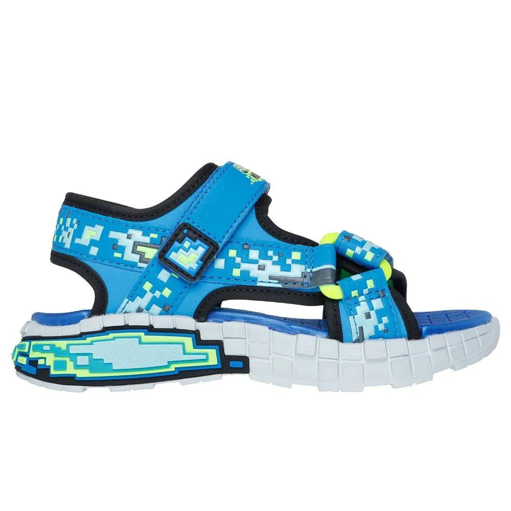 SKECHERS MEGA-SPLASH 4K BOYS SANDAL (402161L-BBLM)