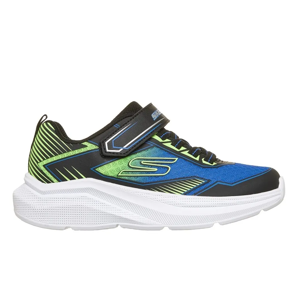 SKECHERS BOYS MICROSPEC VELOCITY - LIGHTWEIGHT GORE & STRAP SNEAKER (404127L-BBLM)