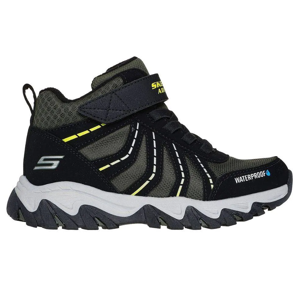 SKECHERS RUGGED RANGER - STORM TRAIL BOYS HIGH SHOE (406412L-BKGR)