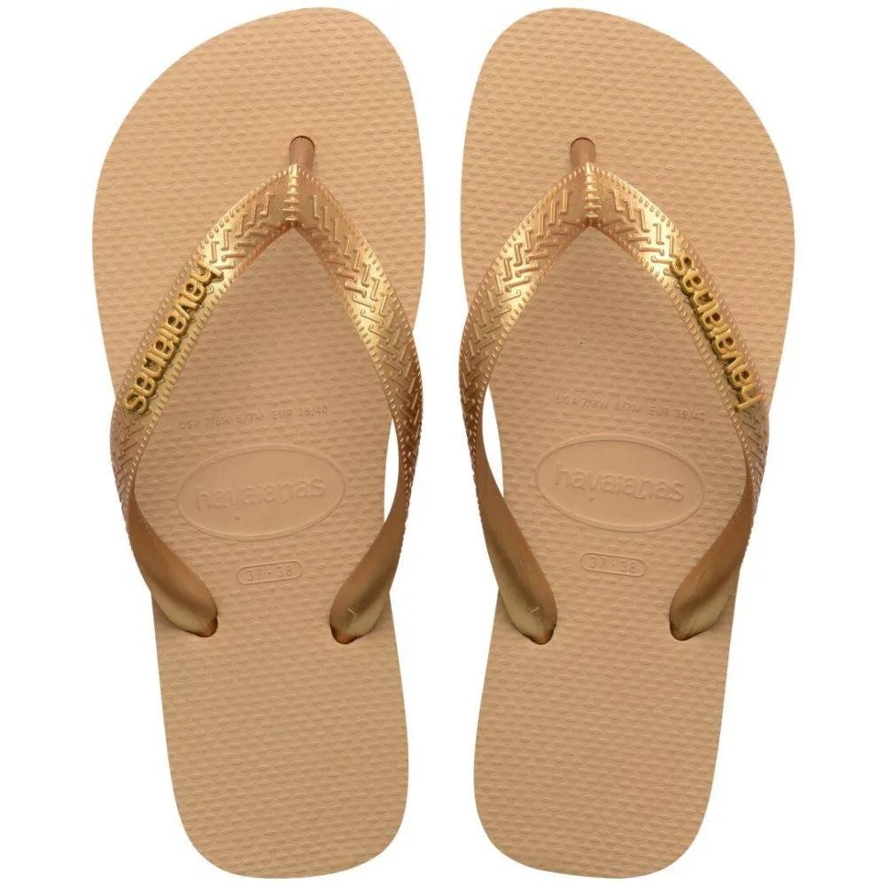 HAVAIANAS TOP LOGO METALLIC (4127244-0570)