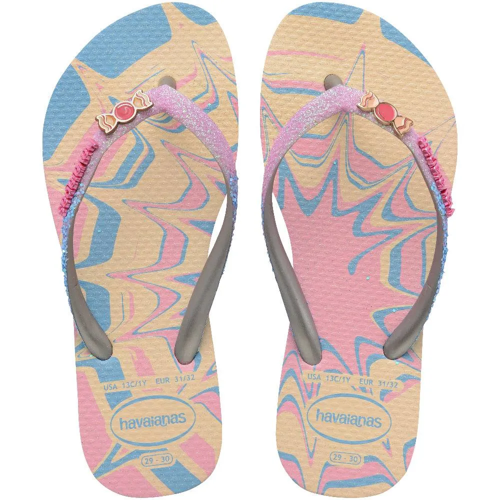 HAVAIANAS KIDS SLIM GLITTER TRENDY (4146976-9321)