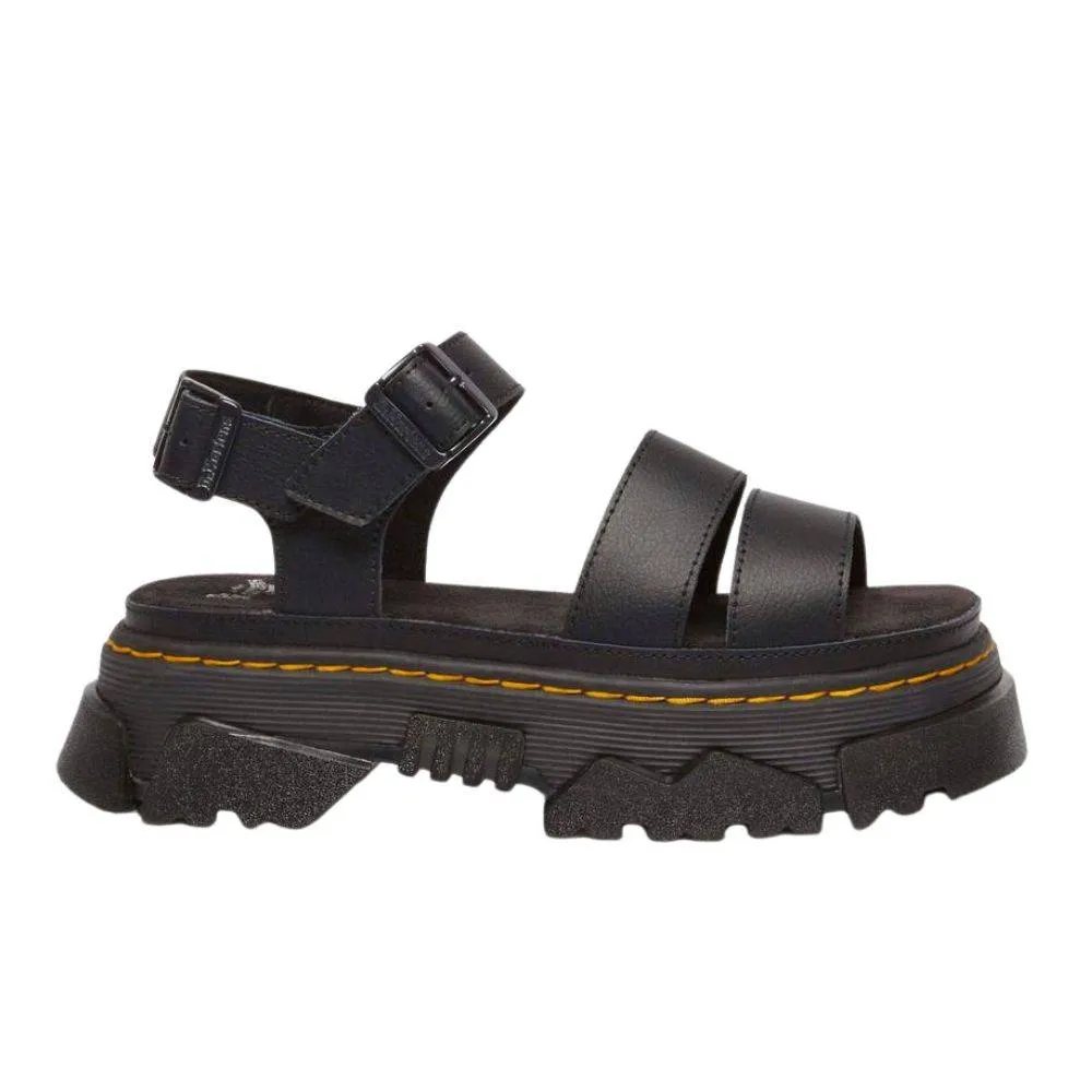 DR. MARTENS MATTISON 2 STRAP WOMENS SANDALS (41660001-BLACK)