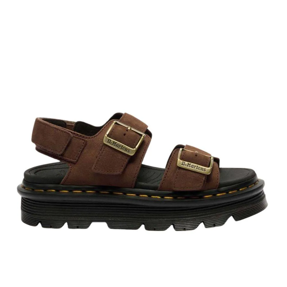 DR. MARTENS ZEBZAG NUBUCK PLATFORM SANDAL (42853200)