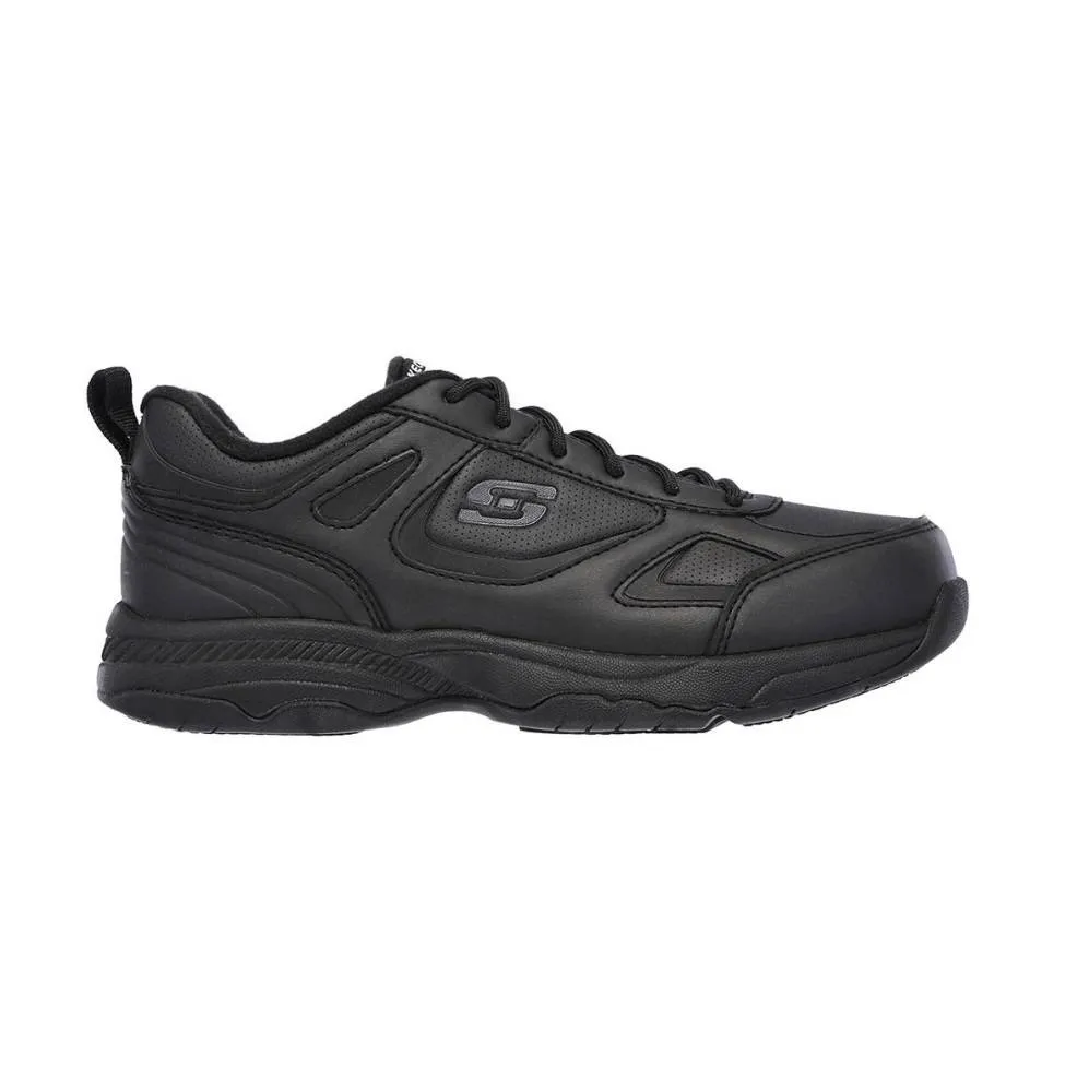 SKECHERS WORK DIGHTON WOMENS SHOES (77200-BLK)