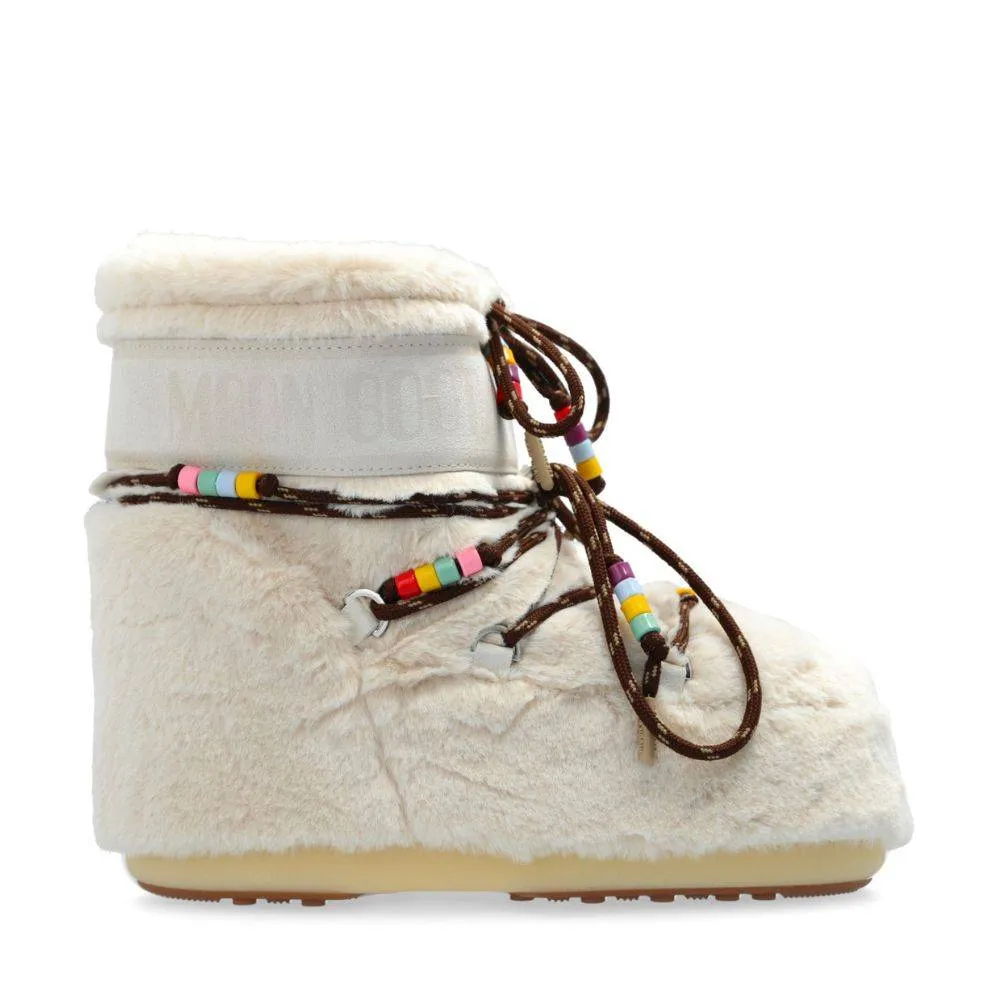 MOON BOOT ICON LOW FAUX FUR BEADS (80D1409470-L002)