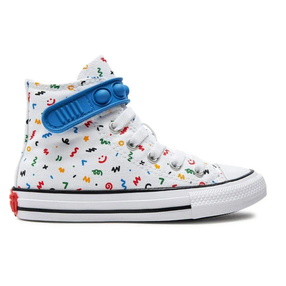 CONVERSE CT ALL STAR EASY ON 'POP-IT' DOODLES KIDS SHOES (A06316C)