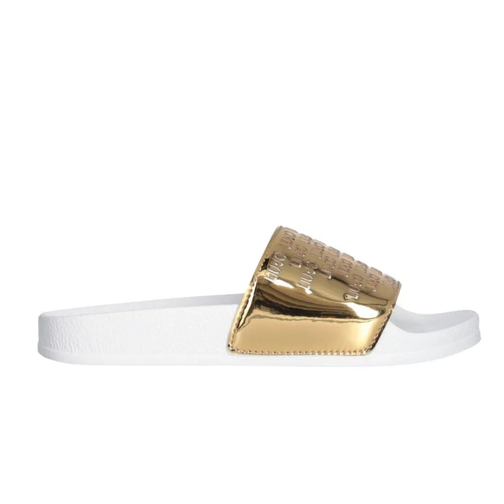 LIU JO KOS 18 - SLIDES WITH MIRROR ALL OVER LOGO (BA5095EX001S1931)