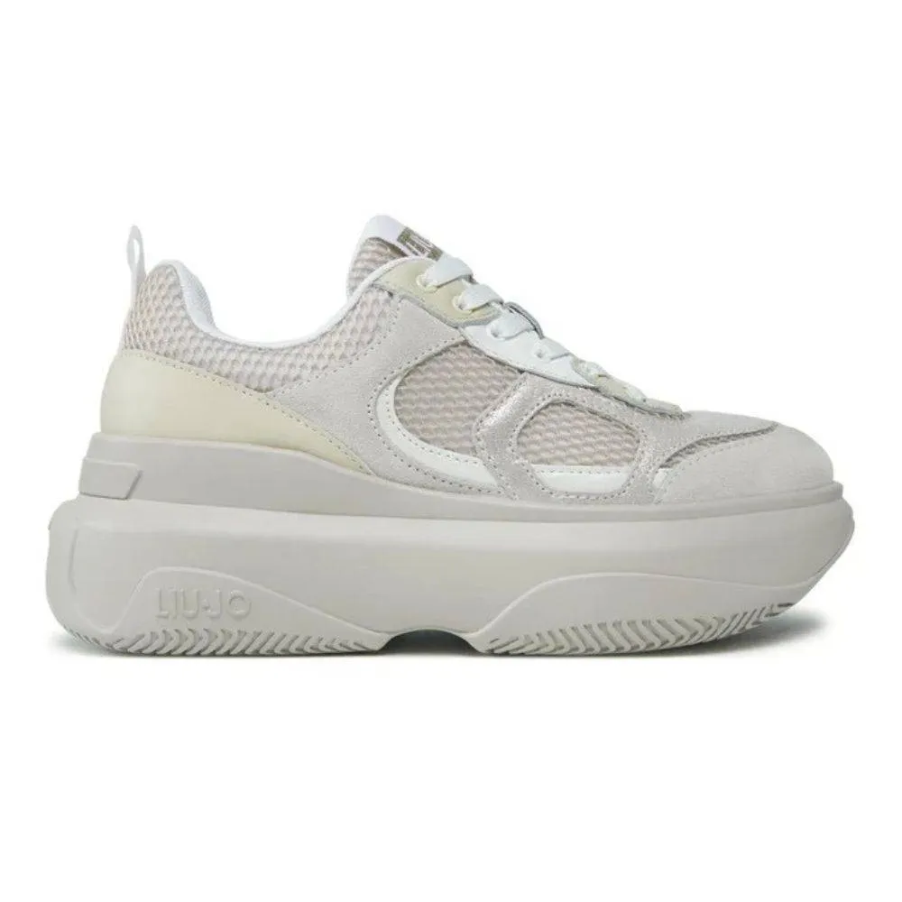 LIU JO JUNE 14 - CHUNKY SNEAKERS WITH JEWEL DETAILS (BF3065PX390S3084)