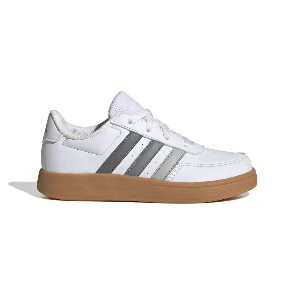 ADIDAS KIDS BREAKNET LIFESTYLE COURT LACE SHOES (IH8878)