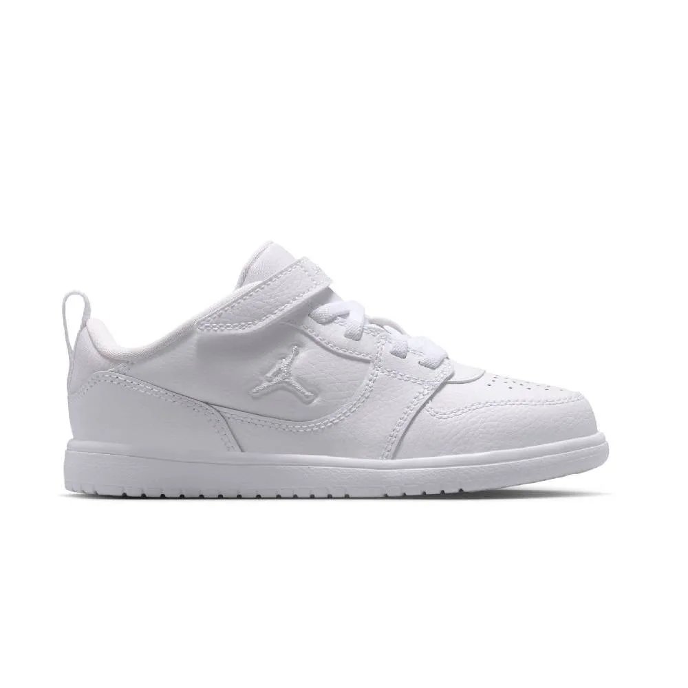 NIKE JORDAN COURT CONNECT LOW KIDS SHOES (IQ6046-100)