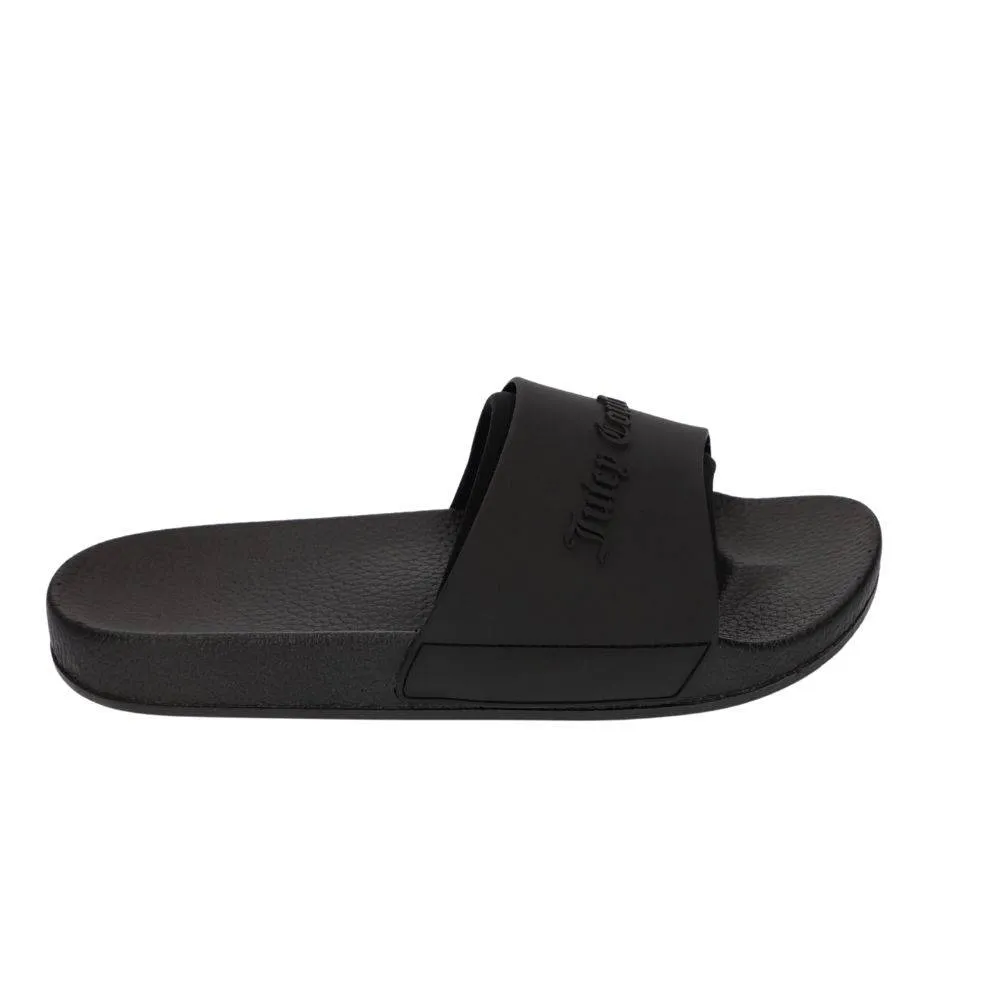 JUICY COUTURE BRENNA EMBOSSED SLIDERS (JCAY121047-101)