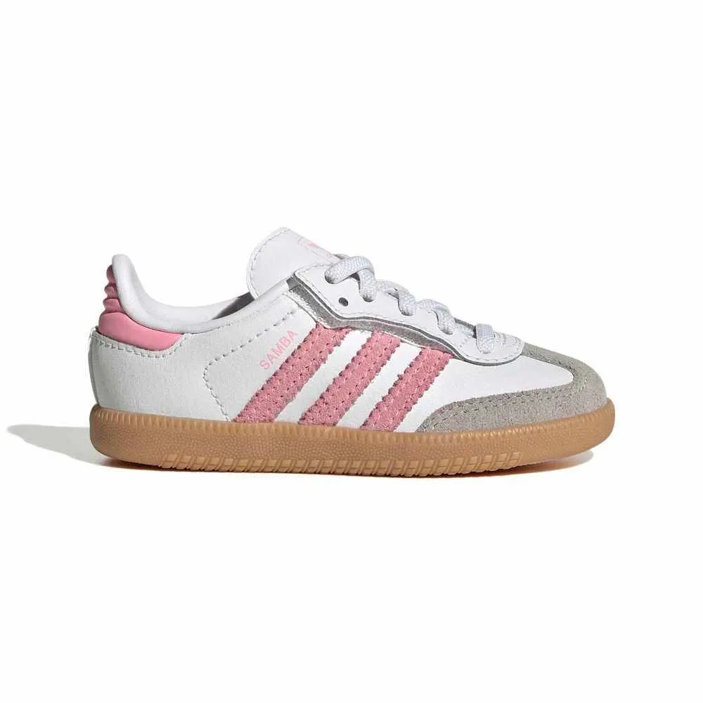 ADIDAS ORIGINALS INFANT SAMBA OG COMFORT CLOSURE ELASTIC LACE SHOES (JQ2028)
