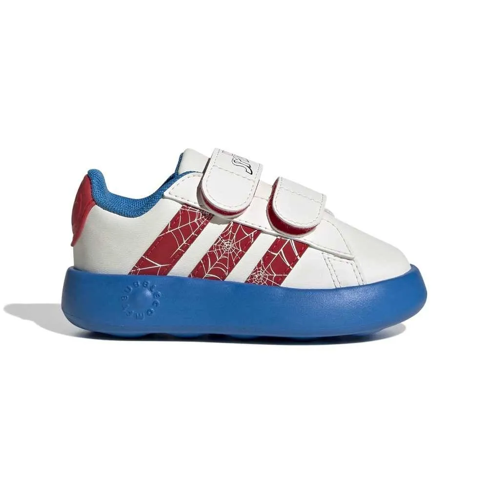 ADIDAS INFANT X MARVEL SPIDER-MAN GRAND COURT SHOES (JQ8072)