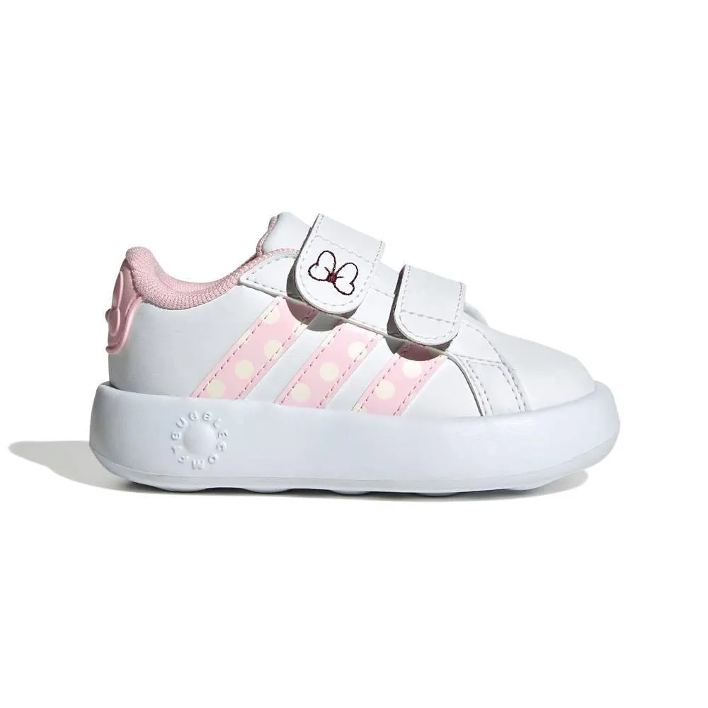 ADIDAS INFANT DISNEY MINNIE MOUSE GRAND COURT SHOES (JR8130)