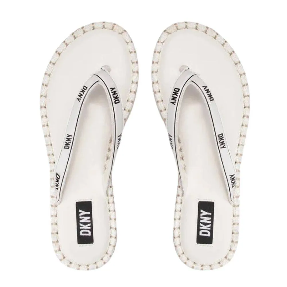 DKNY TABATHA WOMENS FLIP FLOPS (K1240129-WHB)