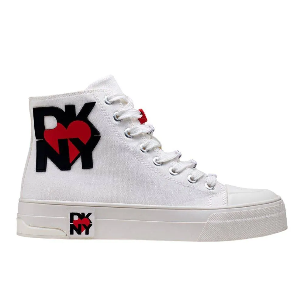 DKNY LOUISA HIGH TOP SNEAKER (K2478753-WHT)