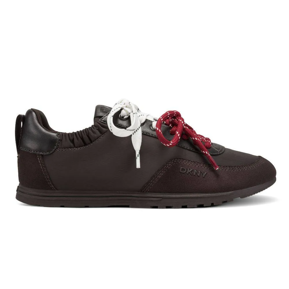 DKNY ARIANNA LACE UP SNEAKER (K3600076-BRN)