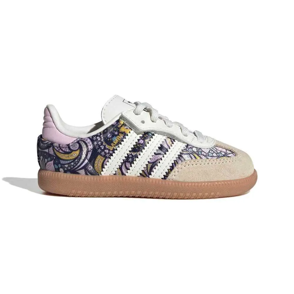 ADIDAS ORIGINALS INFANT LIBERTY SAMBA OG COMFORT CLOSURE ELASTIC LACE SHOES (KH9847)