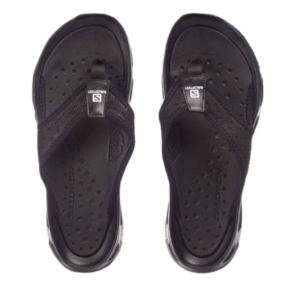 SALOMON REELAX BREAK 6.0 RECOVERY FLIP FLOPS (L471108-BLACK)