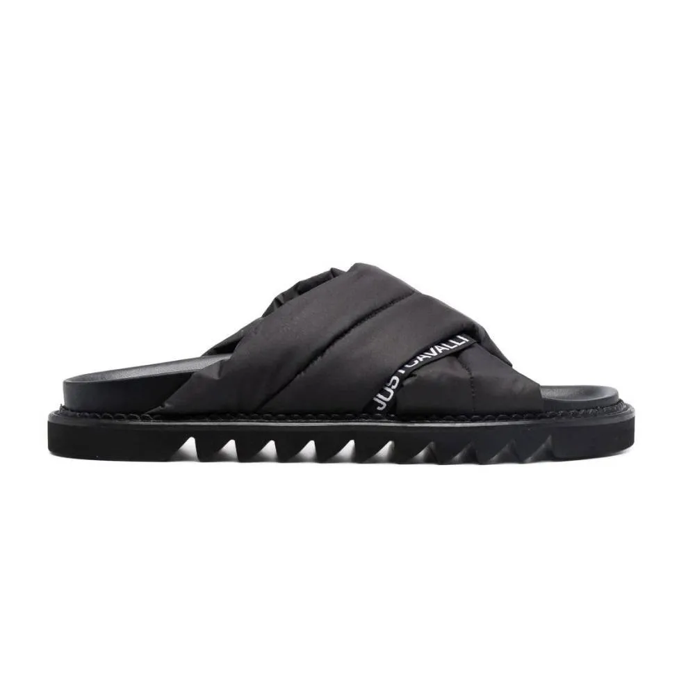 JUST CAVALLI CROSS-OVER STRAP MENS SLIDES (S08WP0002-P1850-900)