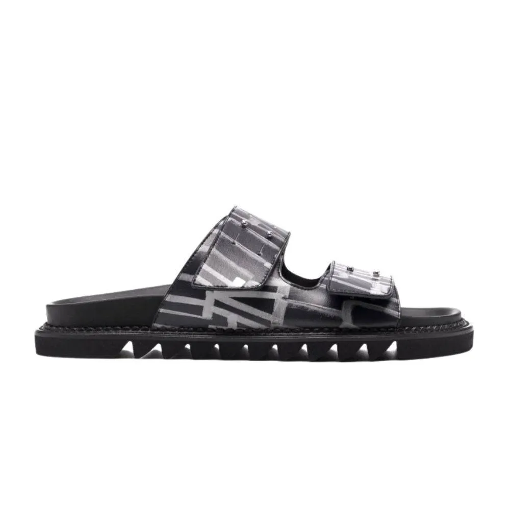 JUST CAVALLI PATTERNED OPEN-TOE (S12WP0038-P2728)