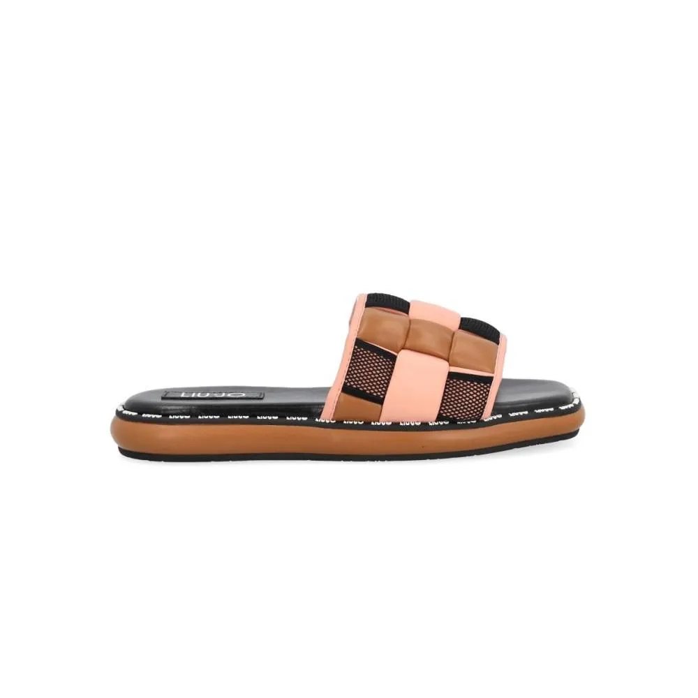 LIU JO AMELIA BOLD SANDAL WITH WOVEN STRAP (SA2055EX014S1854)