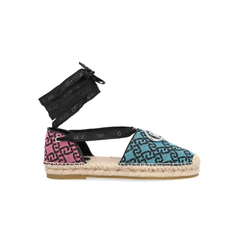 LIU JO VERA 02 - ESPADRILLES WITH JACQUARD MONOGRAM (SA2277TX021S1953)
