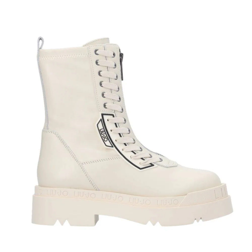 LIU JO LOVE 22 - COMBAT BOOTS WITH ZIP (SF2171EX142S1185)