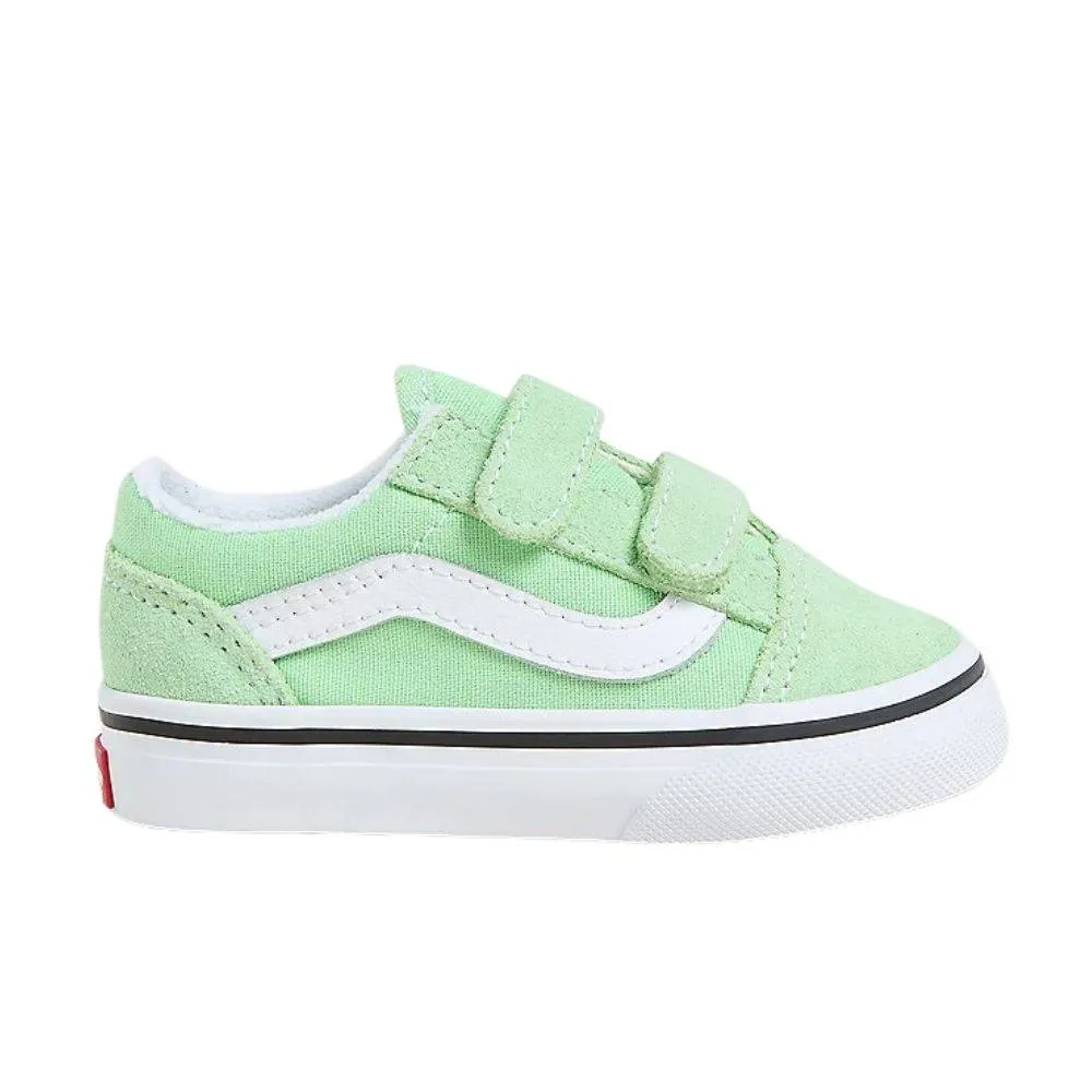 VANS TODDLER OLD SKOOL VELCRO COLOR THEORY SHOES (VN0009RCE2Y)