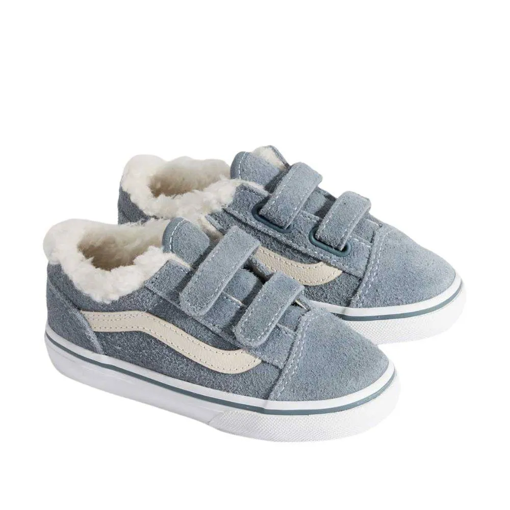 VANS TODDLER OLD SKOOL VELCRO SHOES (1-4 YEARS) (VN000CRWRV2)