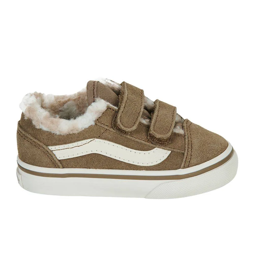 VANS TODDLER OLD SKOOL VELCRO SHOES (1-4 YEARS) (VN000CTG0E0)
