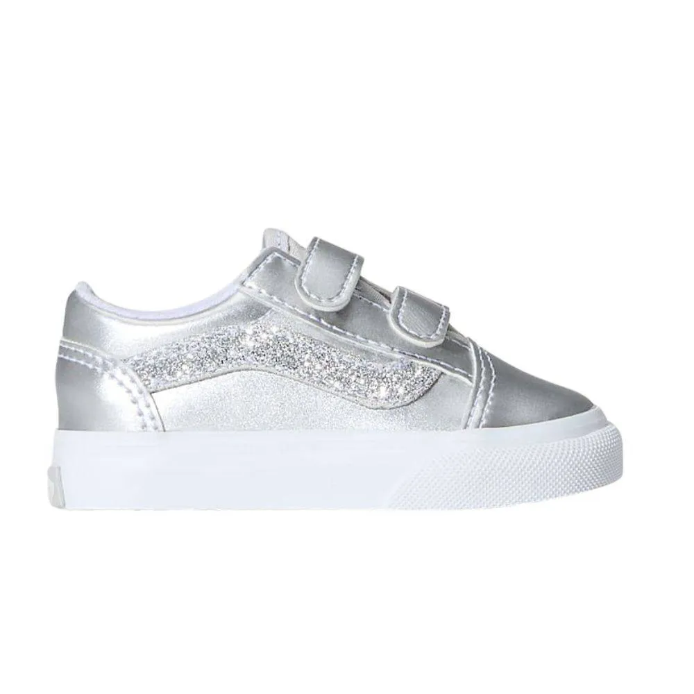 VANS TODDLER OLD SKOOL VELCRO SHOES (1-4 YEARS) (VN000CTG7VF)