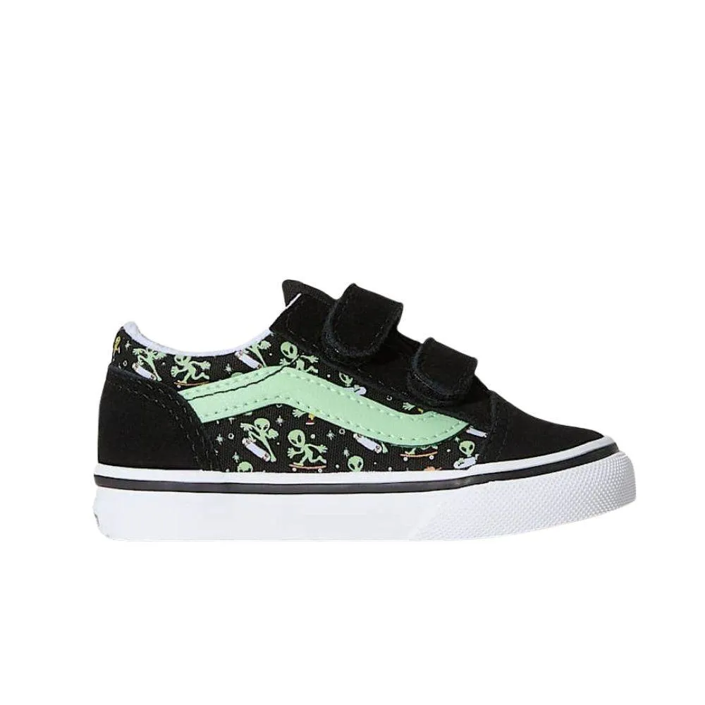 VANS TODDLER OLD SKOOL VELCRO SHOES (1-4 YEARS) (VN000CTGYJ7)