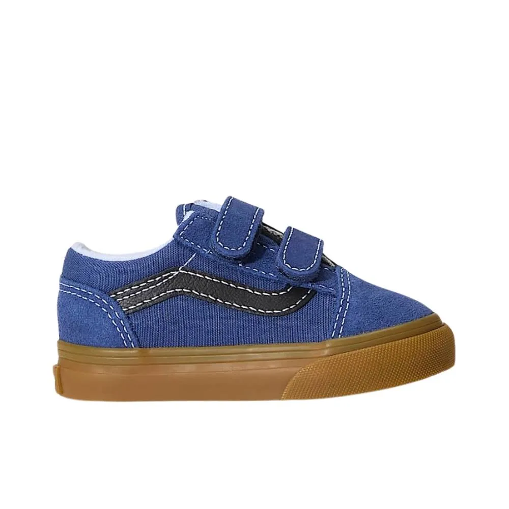 VANS TODDLER OLD SKOOL V GUM SHOES (1-4 YEARS) (VN000VB25TU)