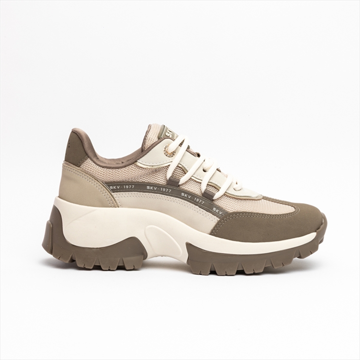 Via Marte Contemporary Wedge Sneakers