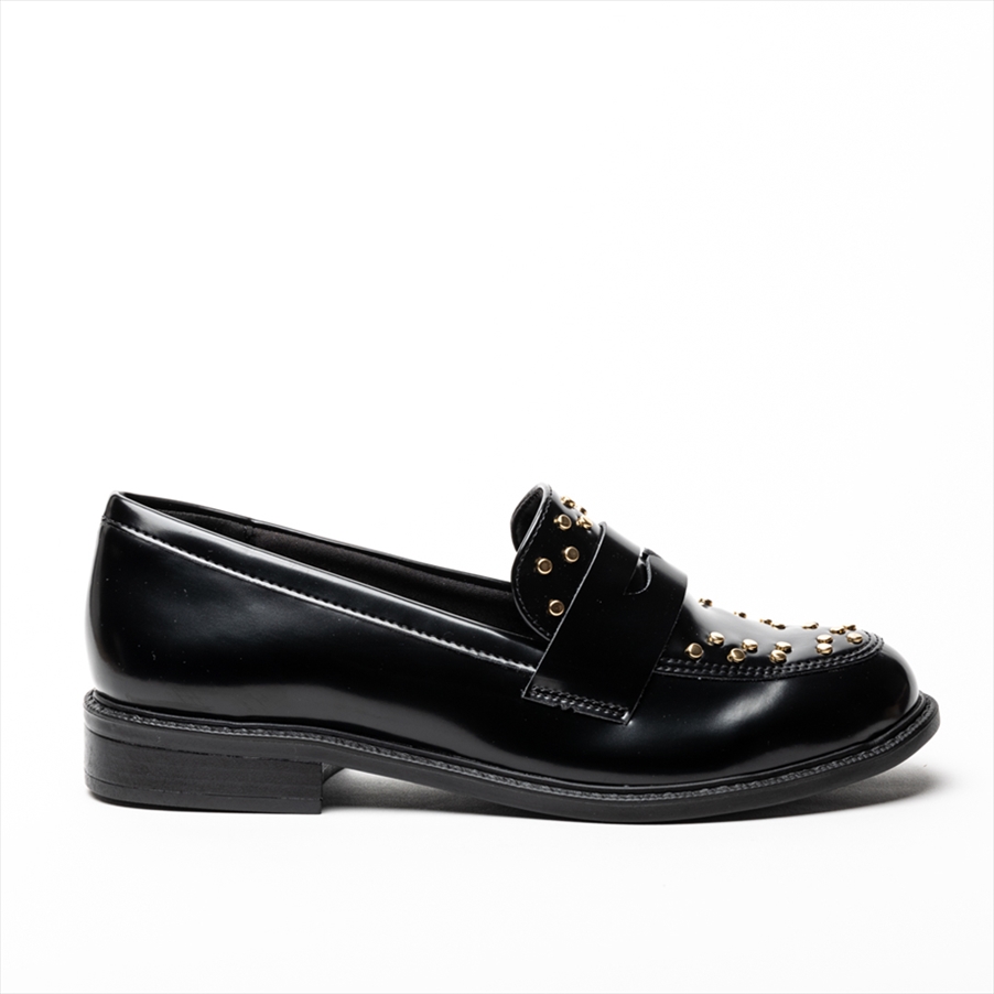 Via Marte Studded moccasins