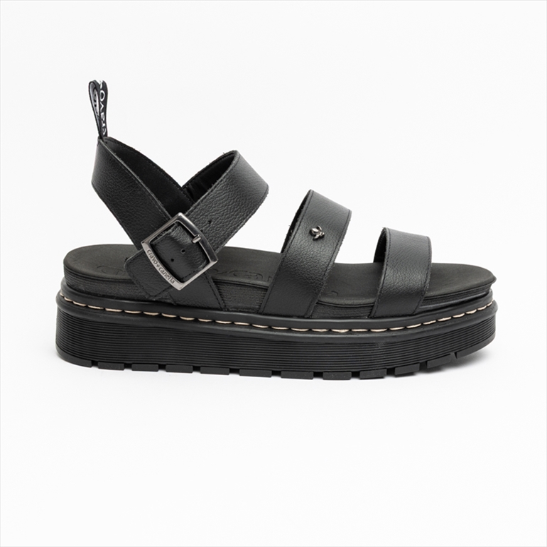 Cravo Canella Premium Flatform Ankle Strap Sandals with Heel Tab