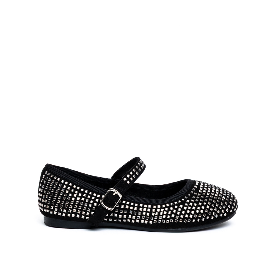 Miss Belgini Mary Jane Ballerinas Girls Shoes with Metallic Studs